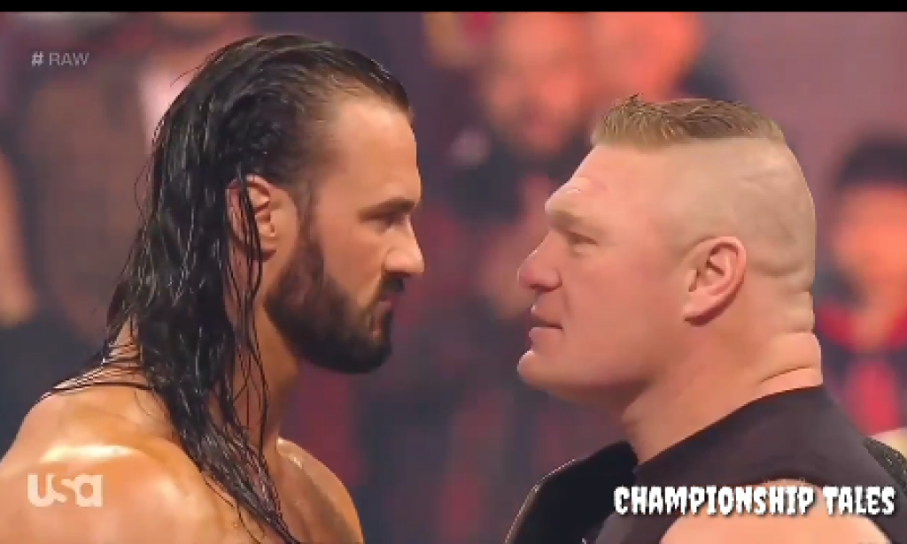 Drew Mclntyre Destroyed Brock Lesner on Monday Night Raw