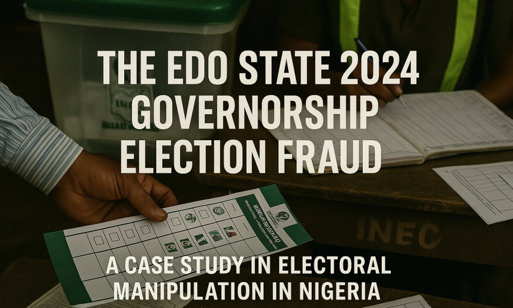 The Edo State 2024 Governorship  Election Fraud: A Case Study in Electoral Manipulation in Nigeria